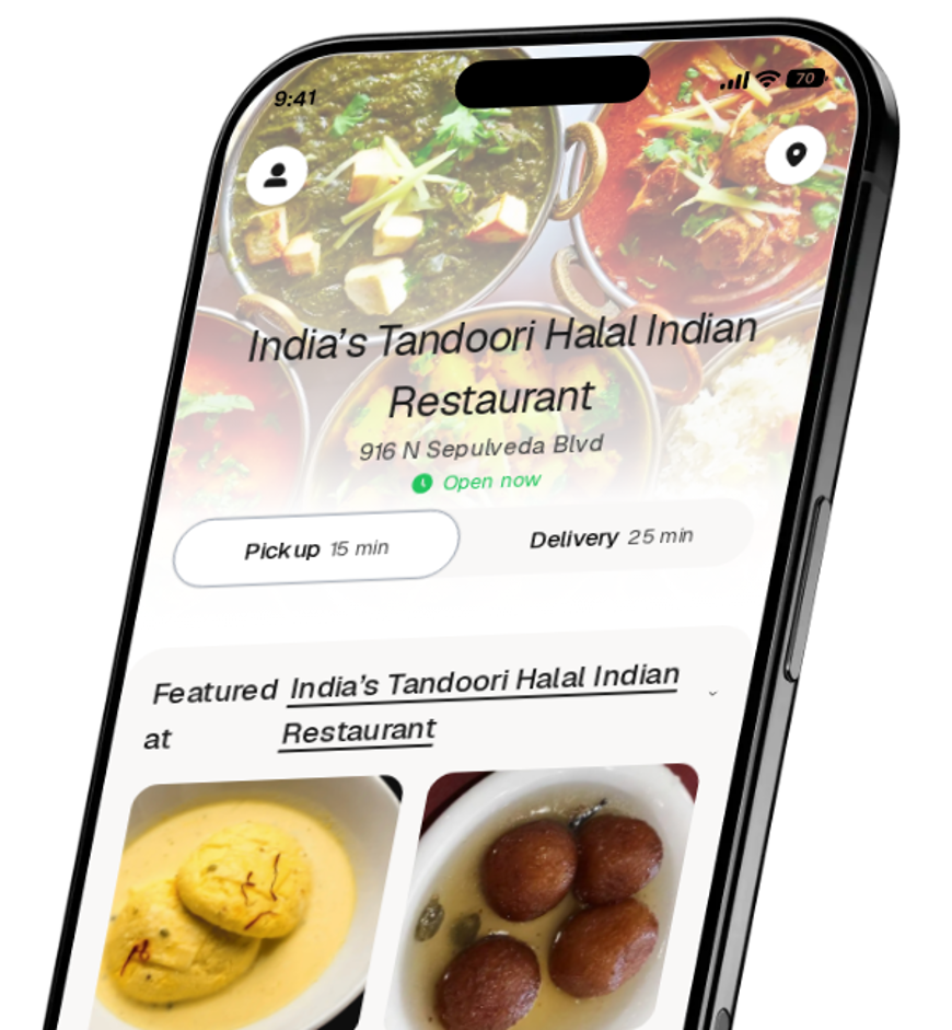 India’s Tandoori Halal Indian Restaurant app preview