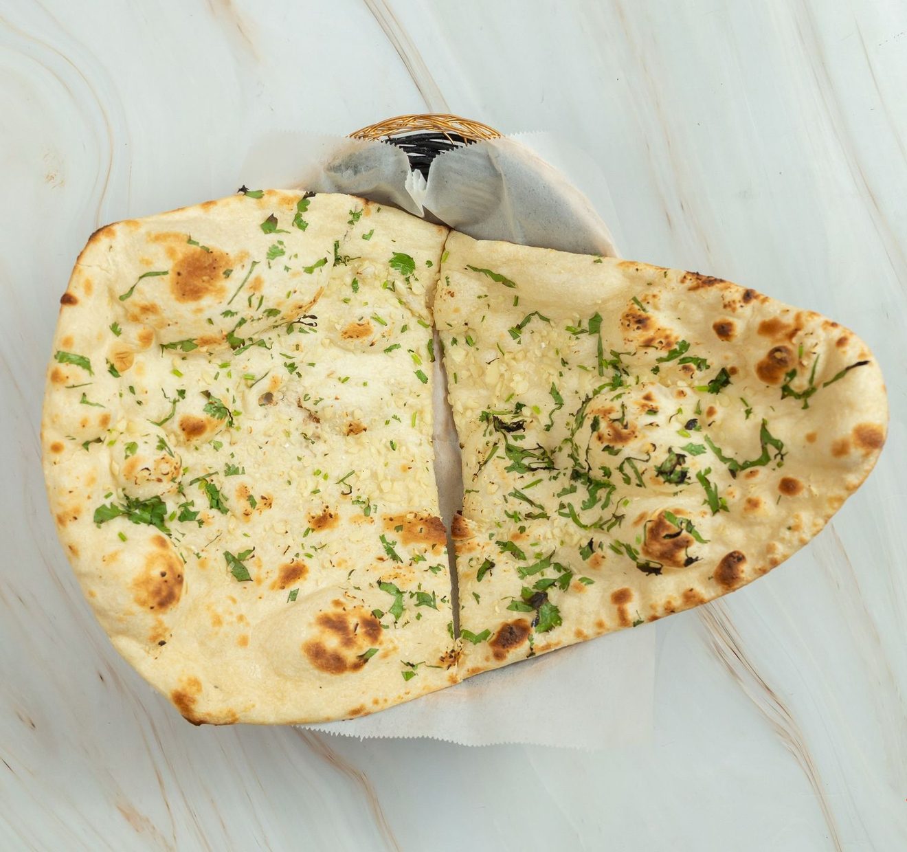 35. Garlic Naan.