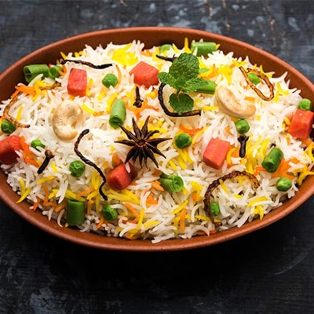 Vegetable Biryani.