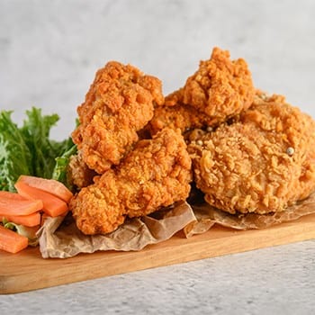 Fried Crispy Wings.