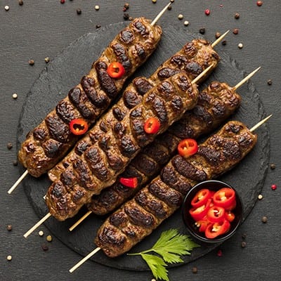 3a Chicken Seekh Kabab.