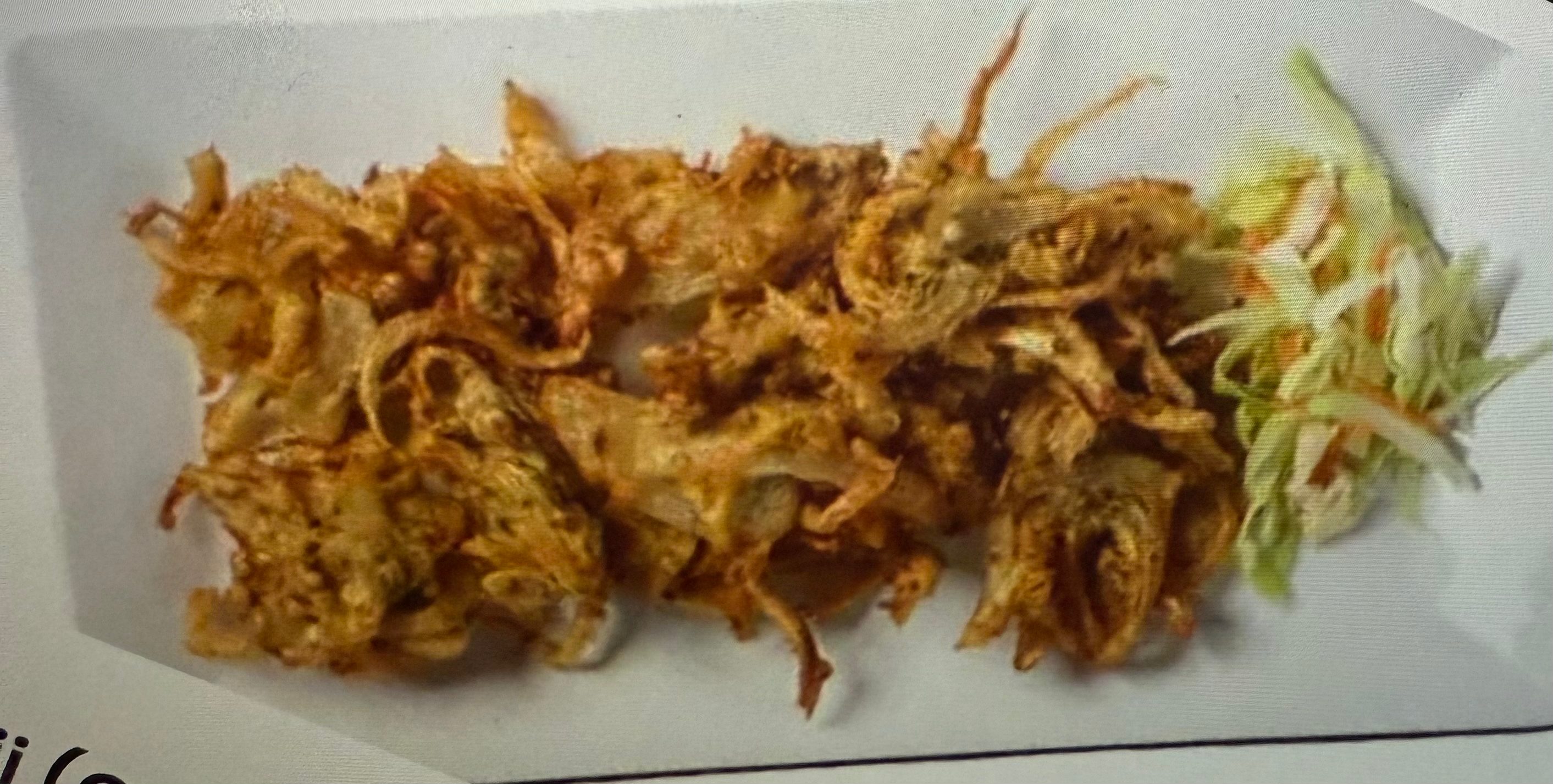 Onion Bhaji.